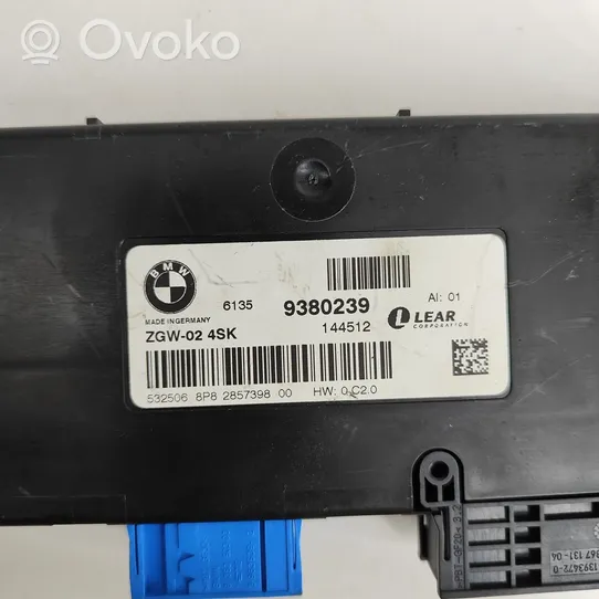 BMW 5 F10 F11 Gateway control module 9380239