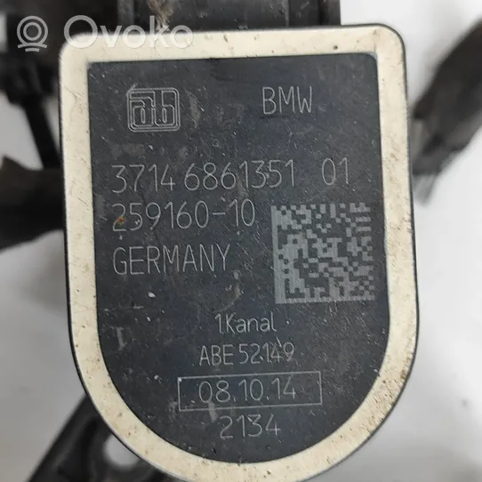 BMW 5 F10 F11 Rear air suspension level height sensor 6861351
