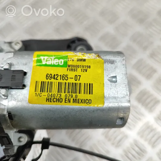 BMW X5 E70 Motor del limpiaparabrisas trasero 6942165