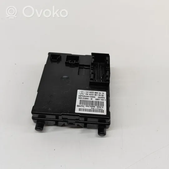 Mercedes-Benz C W205 Climate control unit A2229003413