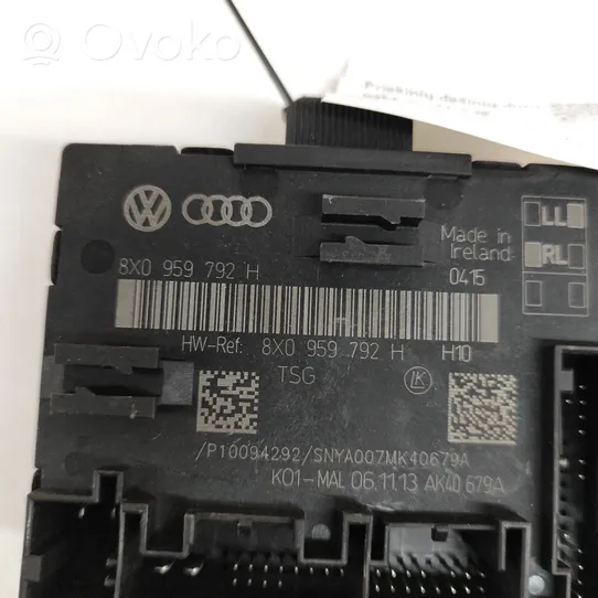 Audi Q3 8U Oven ohjainlaite/moduuli 8X0959792H