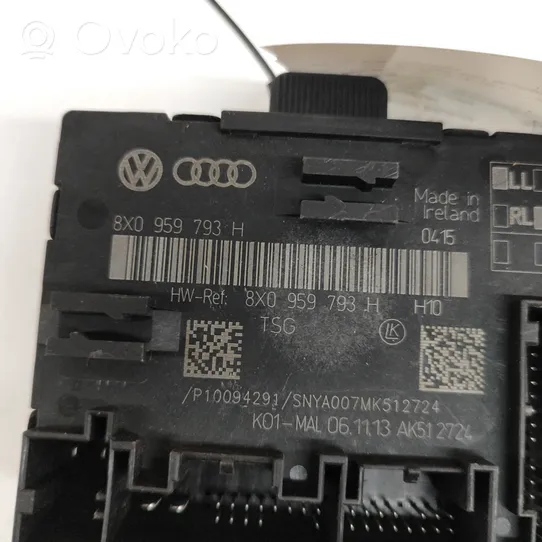 Audi Q3 8U Durų elektronikos valdymo blokas 8X0959793H