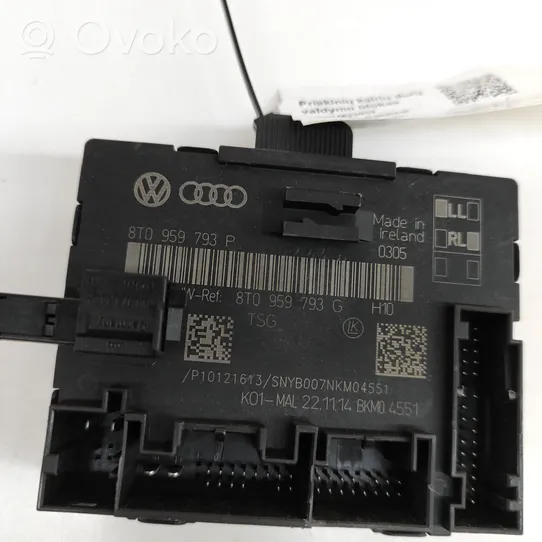 Audi A5 8T 8F Oven ohjainlaite/moduuli 8T0959793P
