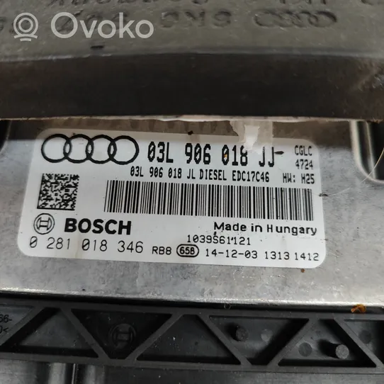 Audi A5 8T 8F Engine control unit/module 03L906018JJ