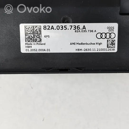 Audi A3 8Y Connettore plug in USB 82A035736A