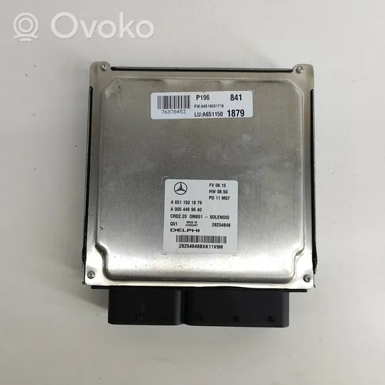 Mercedes-Benz Vito Viano W639 Calculateur moteur ECU A6511501879