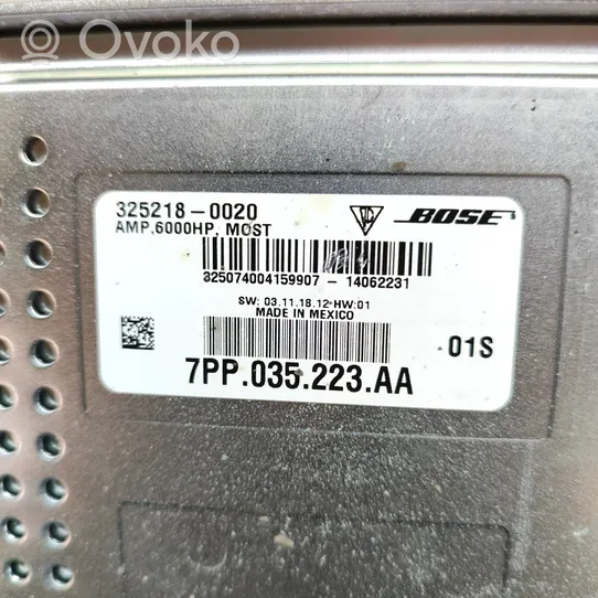 Porsche Macan Kit système audio 95B035481