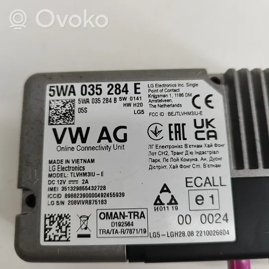 Volkswagen Tiguan Centralina/modulo bluetooth 5WA035284E