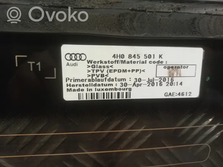 Audi A8 S8 D4 4H Priekinis stiklas 