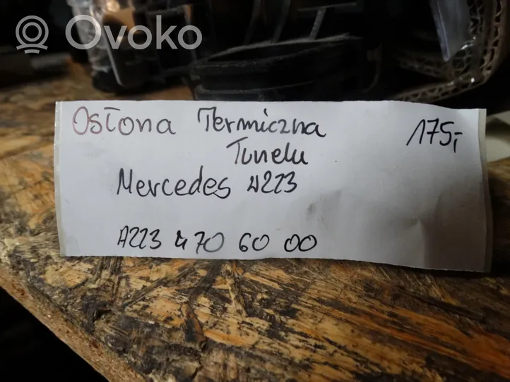 Mercedes-Benz S W223 Išmetimo termo izoliacija (apsauga nuo karščio) 