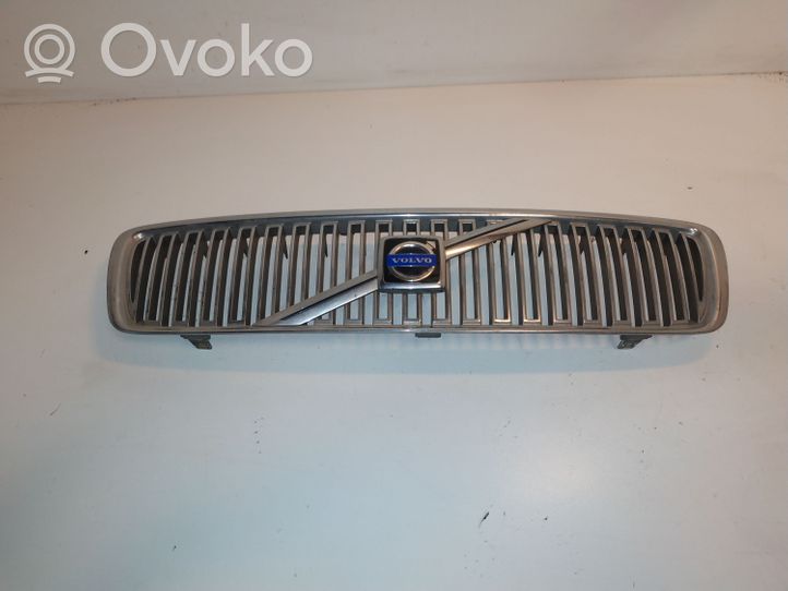 Volvo V70 Grille calandre supérieure de pare-chocs avant 