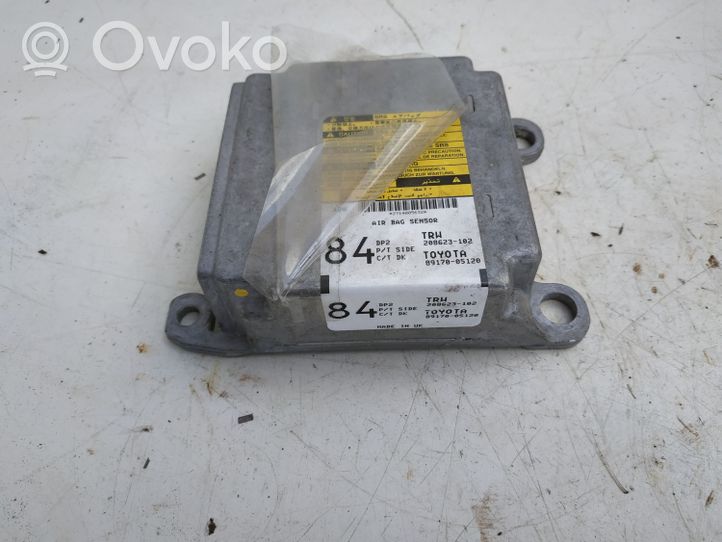 Toyota Avensis T250 Oro pagalvių valdymo blokas 8917005120