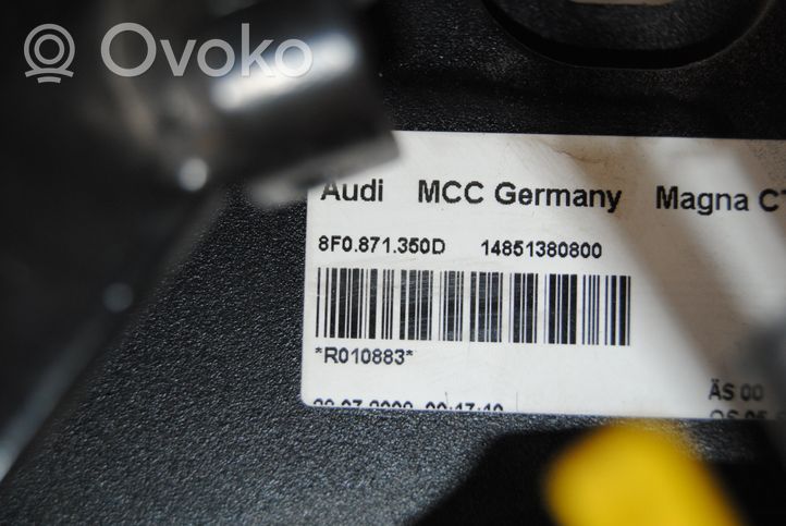 Audi A5 8T 8F Mécanisme, toit ouvrant 8F0871350D