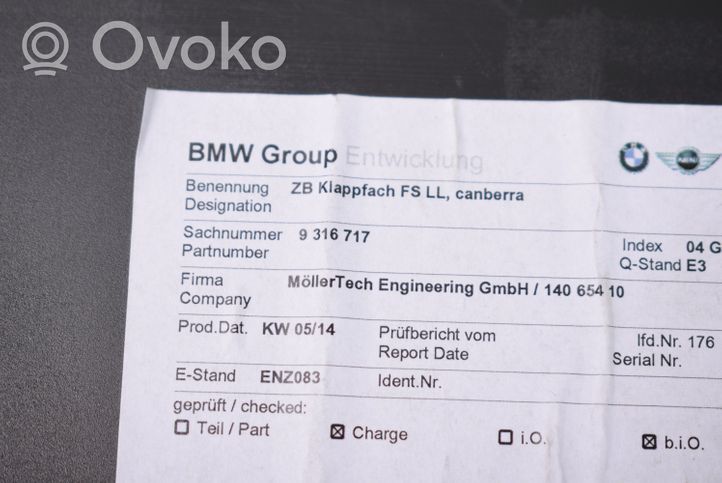 BMW 2 F46 Hansikaslokero 9316717