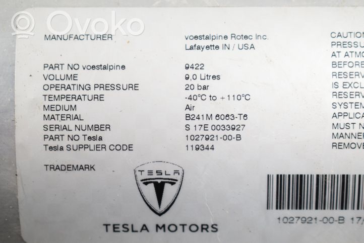 Tesla Model X Kompresor zawieszenia tylnego pneumatycznego 102792100