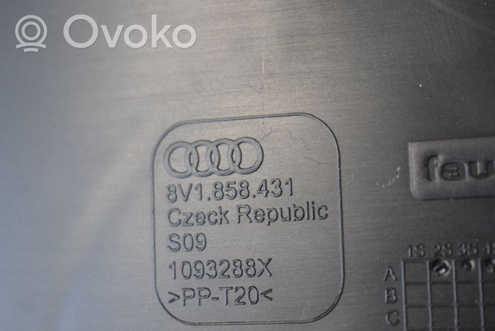 Audi A3 S3 8V Dysze / Kratki nawiewu deski rozdzielczej 8V1858431