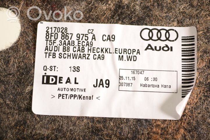 Audi A5 8T 8F Takaluukun koristelista 8F0867975A