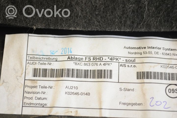 Audi A1 Panelės apdailos skydas (apatinis) 8XC863076A