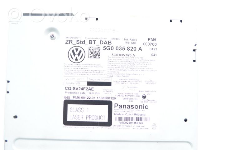 Volkswagen Golf VII Moduł / Sterownik GPS 5G0035820