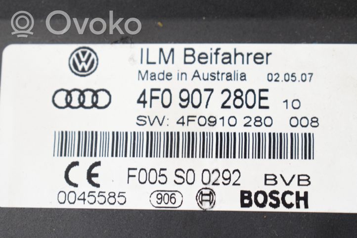 Audi Q7 4L Sterownik / Moduł komfortu 4F0907280E