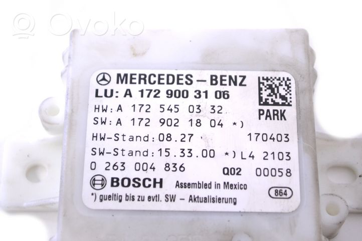 Mercedes-Benz SLC R172 Sterownik / Moduł parkowania PDC A1725450332