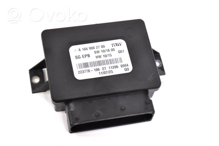 Mercedes-Benz SLK R172 Takajarrun EMF-ohjainlaite/moduuli A1669002700