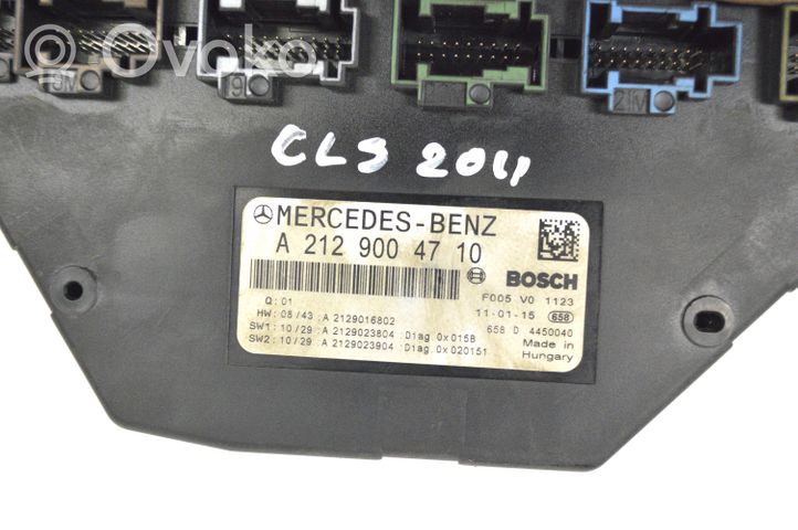 Mercedes-Benz CLS C218 X218 Module de contrôle carrosserie centrale A2129004710