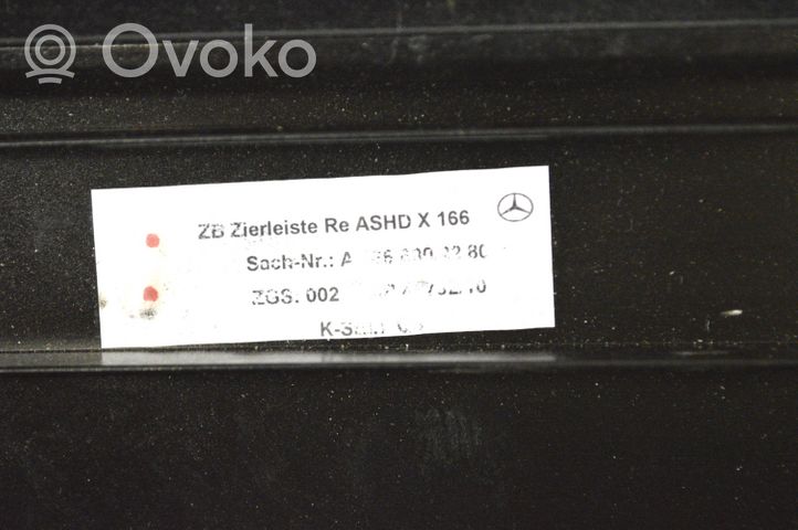 Mercedes-Benz GL X166 Listwa dachowa A1666900280