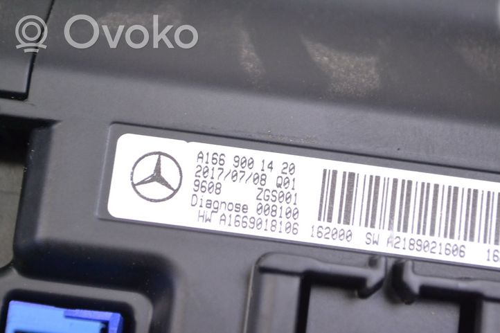 Mercedes-Benz GLS X166 Monitori/näyttö/pieni näyttö A1669001420