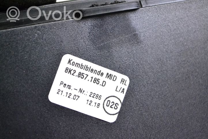 Audi A4 S4 B8 8K Kojelaudan hansikaslokeron lista 8K2857185D