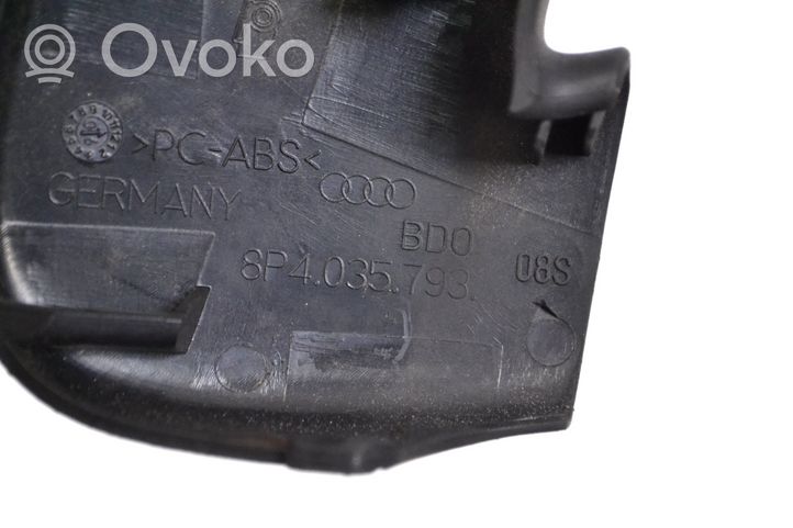 Audi A3 S3 8P Maskownica centralnego głośnika deski rozdzielczej 8P4035793