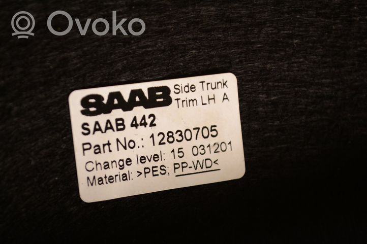 Saab 9-3 Ver2 Rivestimento pannello inferiore del bagagliaio/baule 12830705