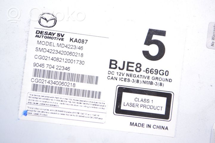 Mazda 3 II CD/DVD-vaihdin BJE8669G0