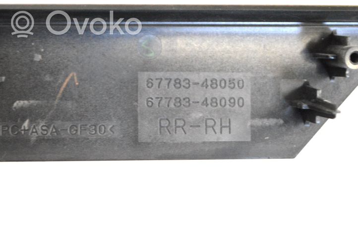 Lexus RX 450H Ramka przycisku otwierania szyby drzwi tylnych 6778348050
