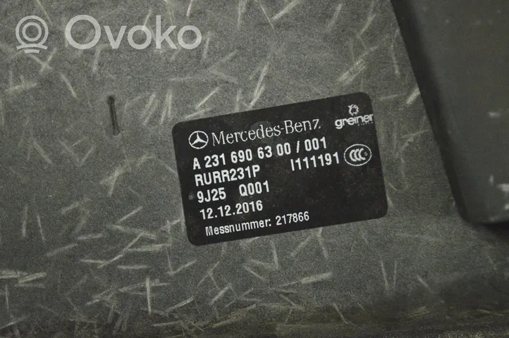 Mercedes-Benz SL R231 Półka tylna bagażnika A2316906300