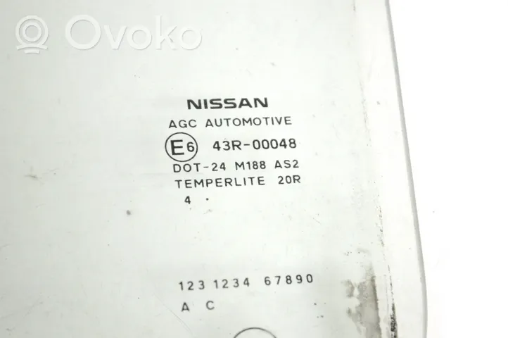 Nissan Pulsar Fenster Scheibe Tür hinten 43R00048