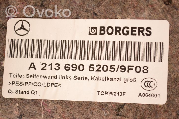 Mercedes-Benz E W213 Dolny panel schowka koła zapasowego A2136905205