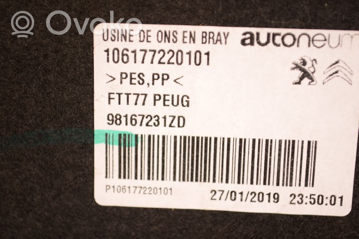 Peugeot 2008 I Panneau, garniture de coffre latérale 98187229ZD