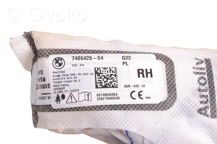 BMW 4 G22 G23 G24 G26 Airbag de siège 7486426