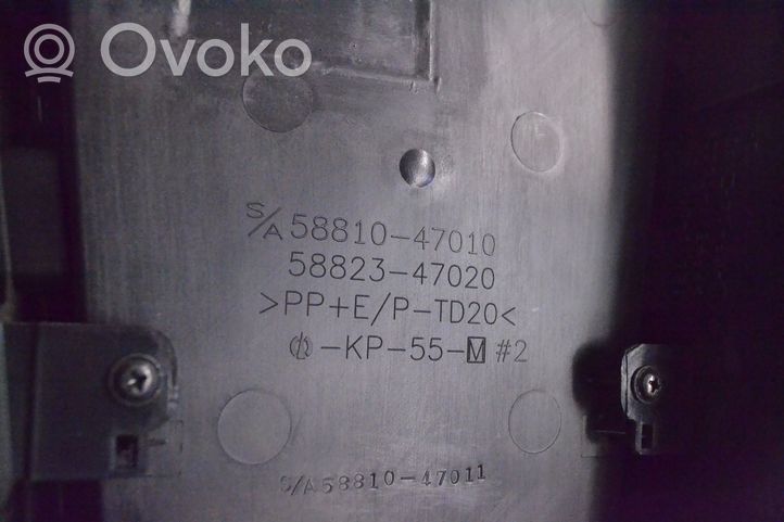 Toyota Prius (XW30) Inny elementy tunelu środkowego 5881047010