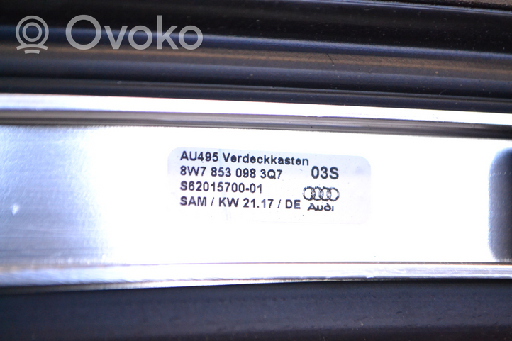 Audi A5 Poszycie / Tapicerka tylnej klapy bagażnika 8W7853098