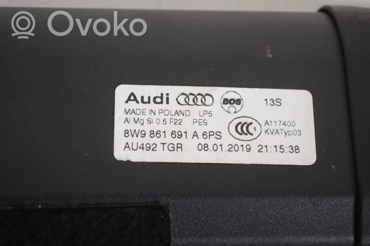 Audi A4 S4 B9 Copertura ripiano portaoggetti 8W9861691A