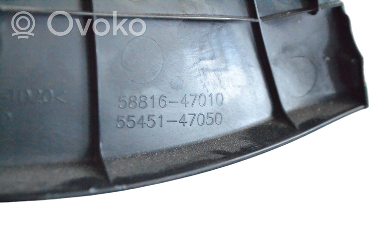 Toyota Prius (XW30) Inny elementy tunelu środkowego 5881647010