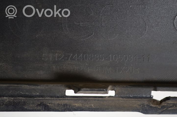 BMW X5 G05 Moulure inférieure de pare-chocs arrière 51127440885