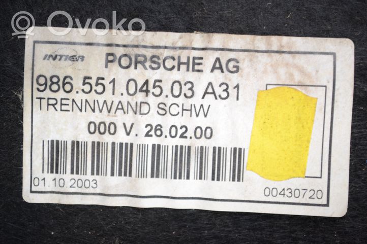 Porsche Boxster 986 Tappeto di rivestimento del fondo del bagagliaio/baule 98655104503