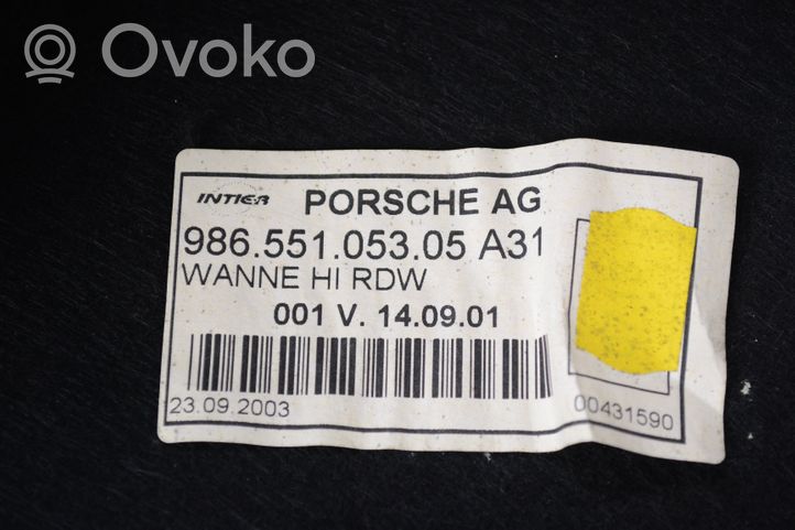 Porsche Boxster 986 Tapis de coffre 98655105305