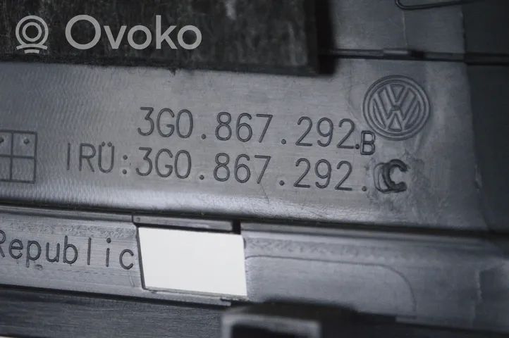 Volkswagen PASSAT B8 Osłona górna słupka / B 3G0867292B