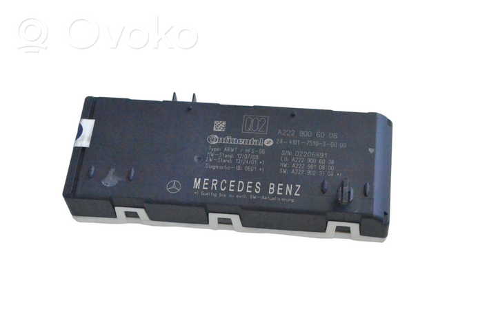 Mercedes-Benz S C217 Unité de commande / module de hayon A2229006008