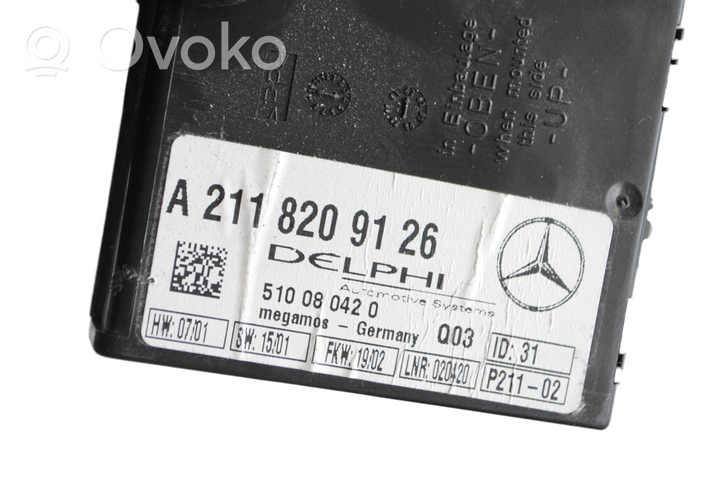 Mercedes-Benz SL R230 Signalizacijos valdymo blokas A2118209126