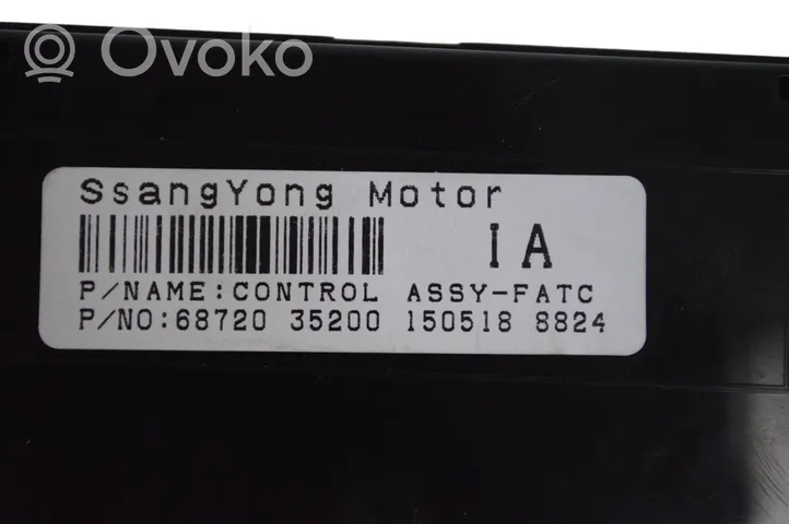SsangYong Tivoli Przełącznik / Włącznik nawiewu dmuchawy 6872035200